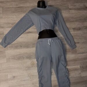 Women's Gray Two-Piece Set